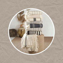 Load image into Gallery viewer, Cotton Throw
